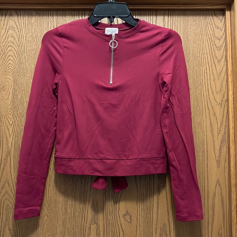 Long Sleeves Crop Top